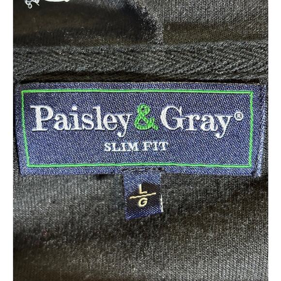 Paisley & Gray Orange and black Flannel Set Pants and Hoodie Slim Fit Sz Large - Picture 10 of 11